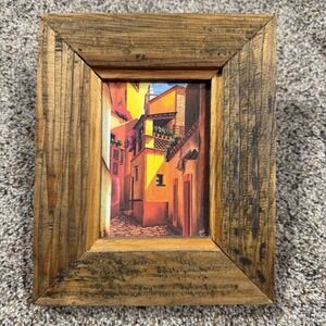 Juan Pablo Art "El Callejón del Beso" Guanajuato Mexico Street Scene Framed
